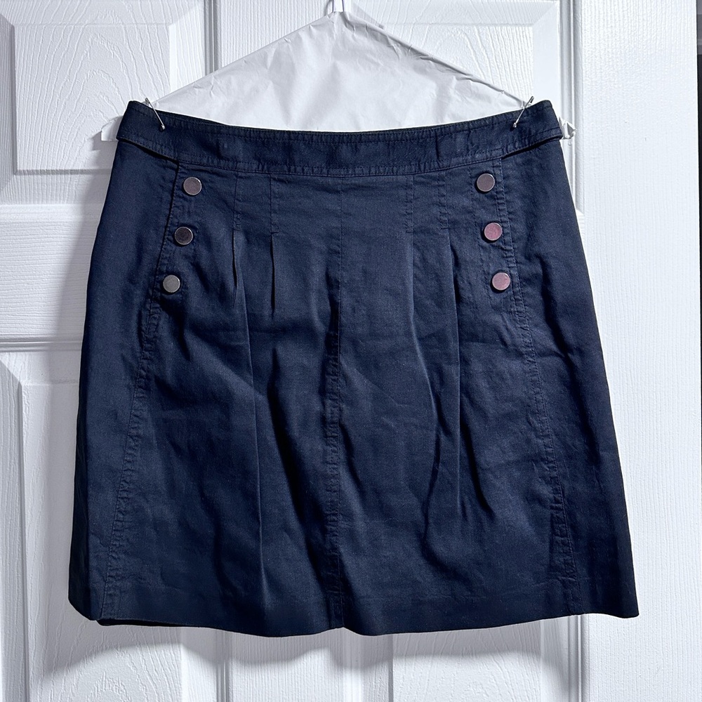 Elie Tahari Navy Miniskirt